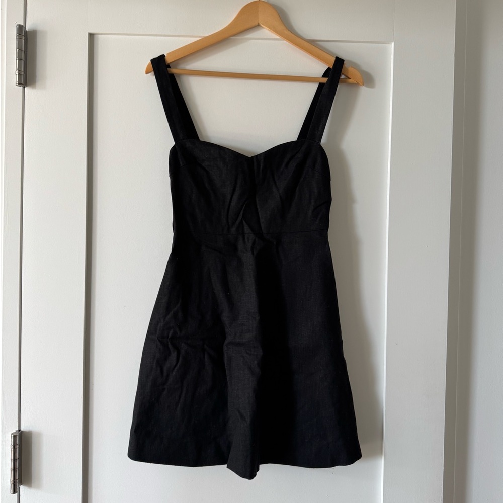 Linen mini dress